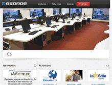 Tablet Screenshot of esonde.com